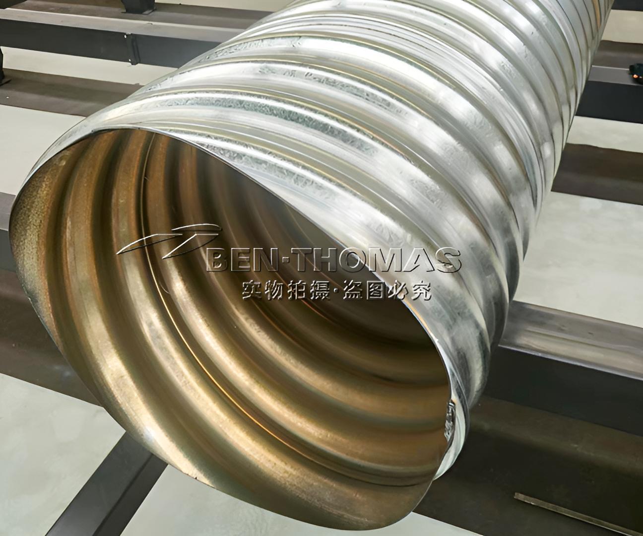 Steel Helically Corrugated Pipe Machine【PLUS】